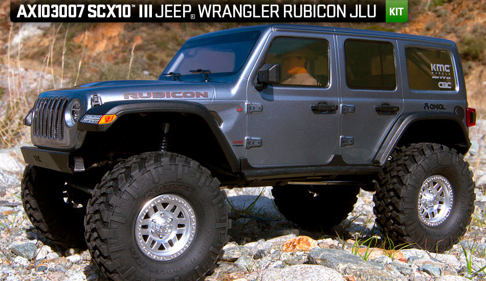 SCX10 III Jeep JLU Wrangler w/Portals 1/10th [ KIT ]