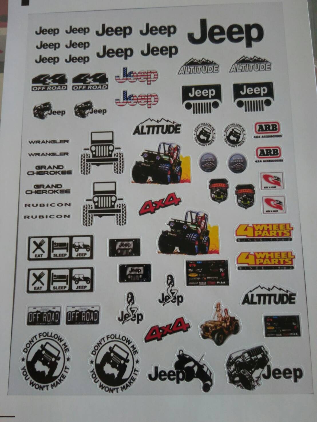 สติ๊กเกอร์ แป๊ะรถบังคับ รหัส 425