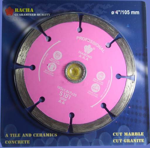 ใบตัดกระเบื้อง(น้ำ)-(แห้ง) 4" ราชา