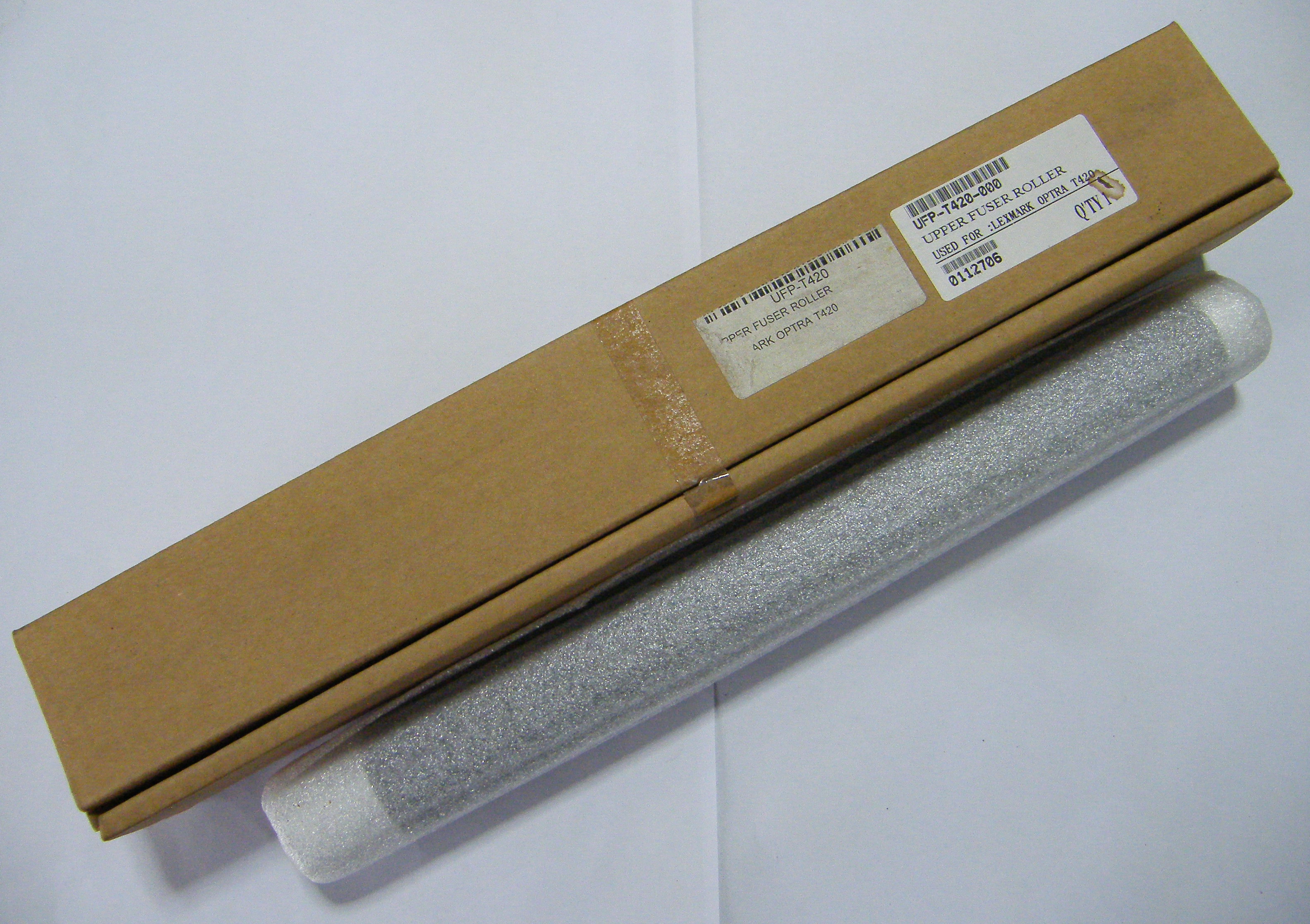 LEXMARK UFP-T420 UPPER FUSER ROLLER FOR LEXMARK OPTRA T420/T430/X422/DELL S2500/IBM IP1222 1 กก.