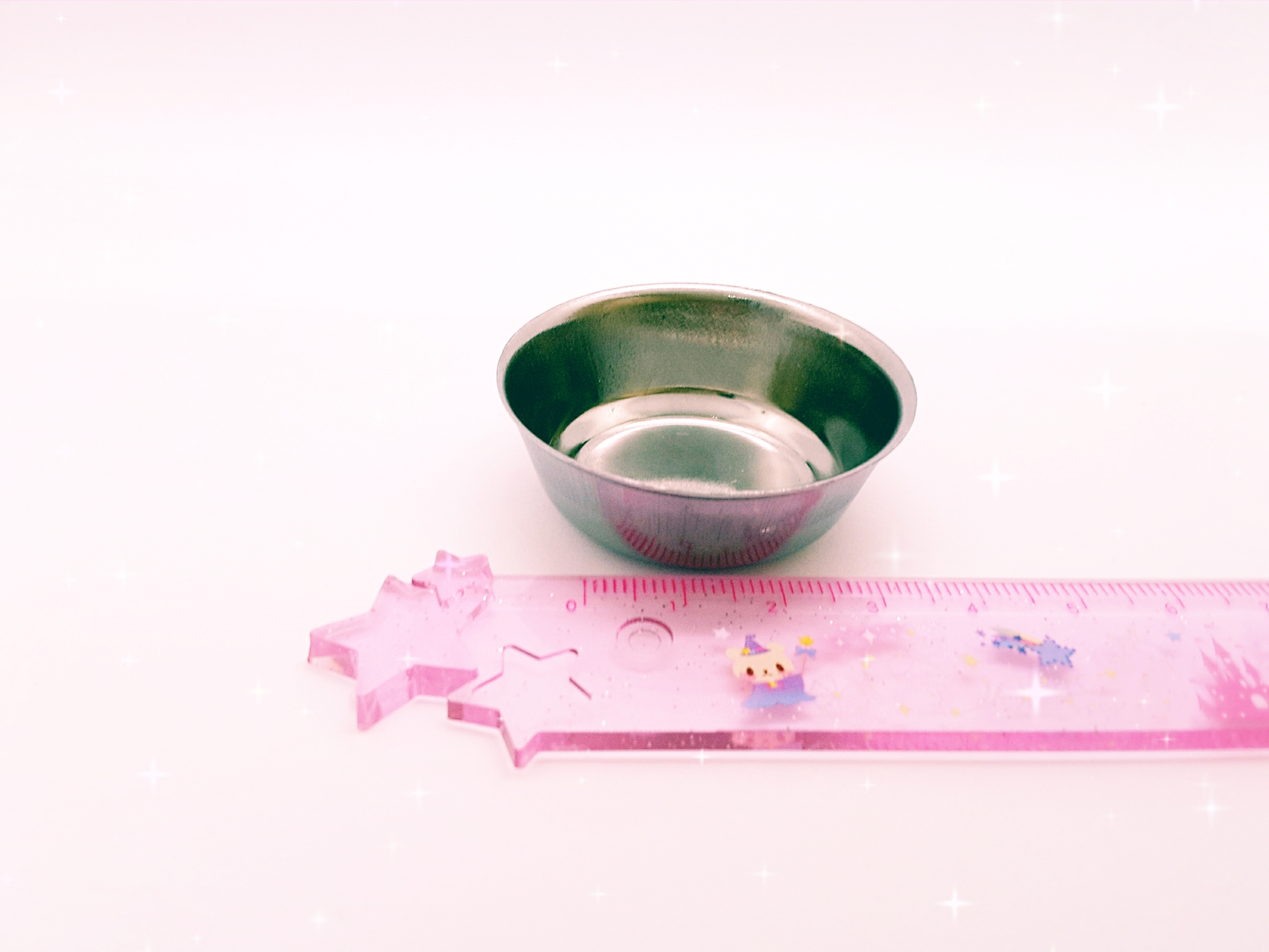 ชามจิ๋วสีสแตนเลสสำหรับใส่อาหารจิ๋วโมเดลจิ๋วและนำไปตกแต่งงานของจิ๋ว