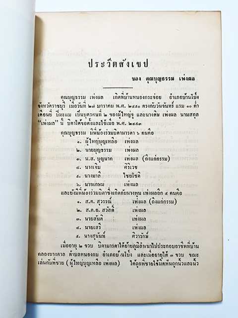อนุสรณ์งานศพ บุญธรรม เพ่งผล บทความ คนทอดแหหาปลา ของปิ่น มุทุกันต์ หนังสือ