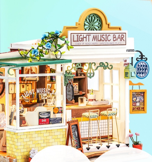 โมเดลจำลอง ชุดLight Music Bar เป็นโมเดลจำลองที่ออกแบบมาเพื่อนักสะสมโดยเฉพาะและผู้ที่รักการประดิษฐ์โมเดล