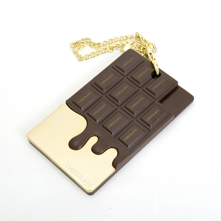 พวงกุญแจขนมช๊อคโกแล็ตสีฟ้าสำหรับห้อยกระเป๋าถือกระเป๋านักเรียนสไตล์คิกขุเก๋ไก๋ได้หลากหลายแบบการตกแต่งความสวยงาม