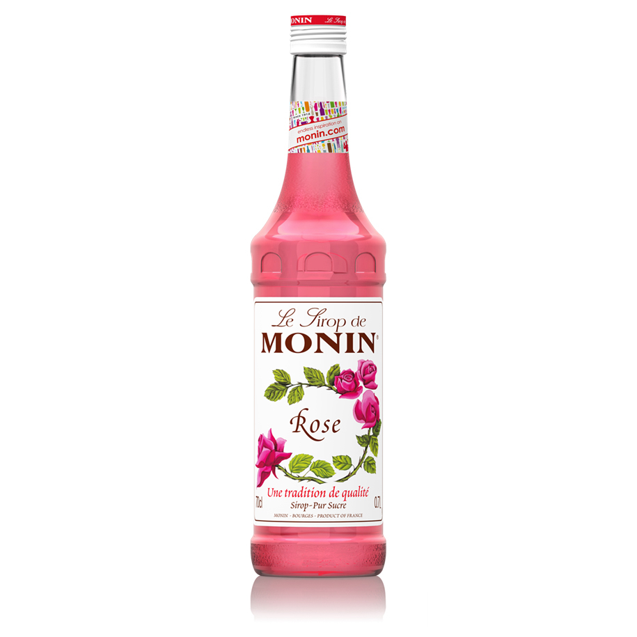 Monin Rose Syrup - 750 ml