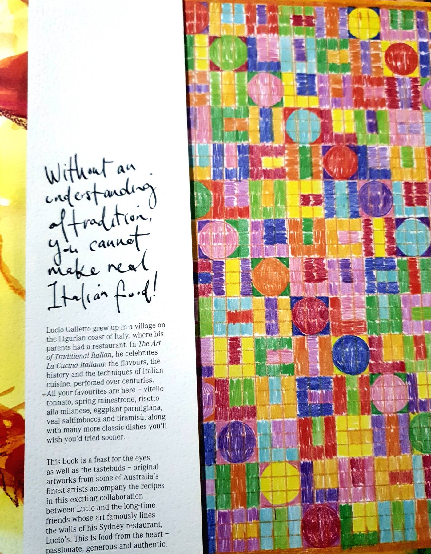 The Art of Traditional Italian By Lucio Galletto HARDCOVER