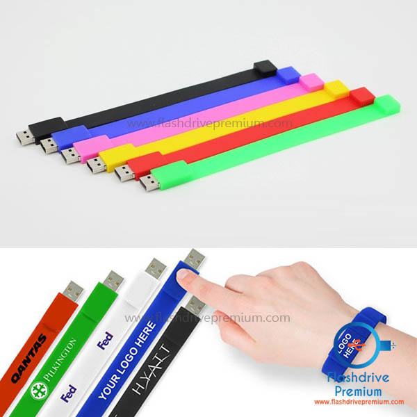 แฟลชไดร์ฟริสแบนด์ (USB Wristband) : V2