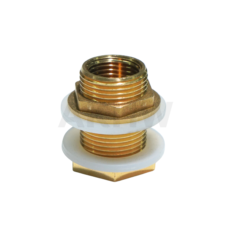 ข้อต่อถังน้ำทองเหลือง/ข้อต่อแท้งค์เก็บน้ำทองเหลืองแท้ KingsMan ทนทาน ไม่เป็นสนิม [ขายปลีก/ส่ง]