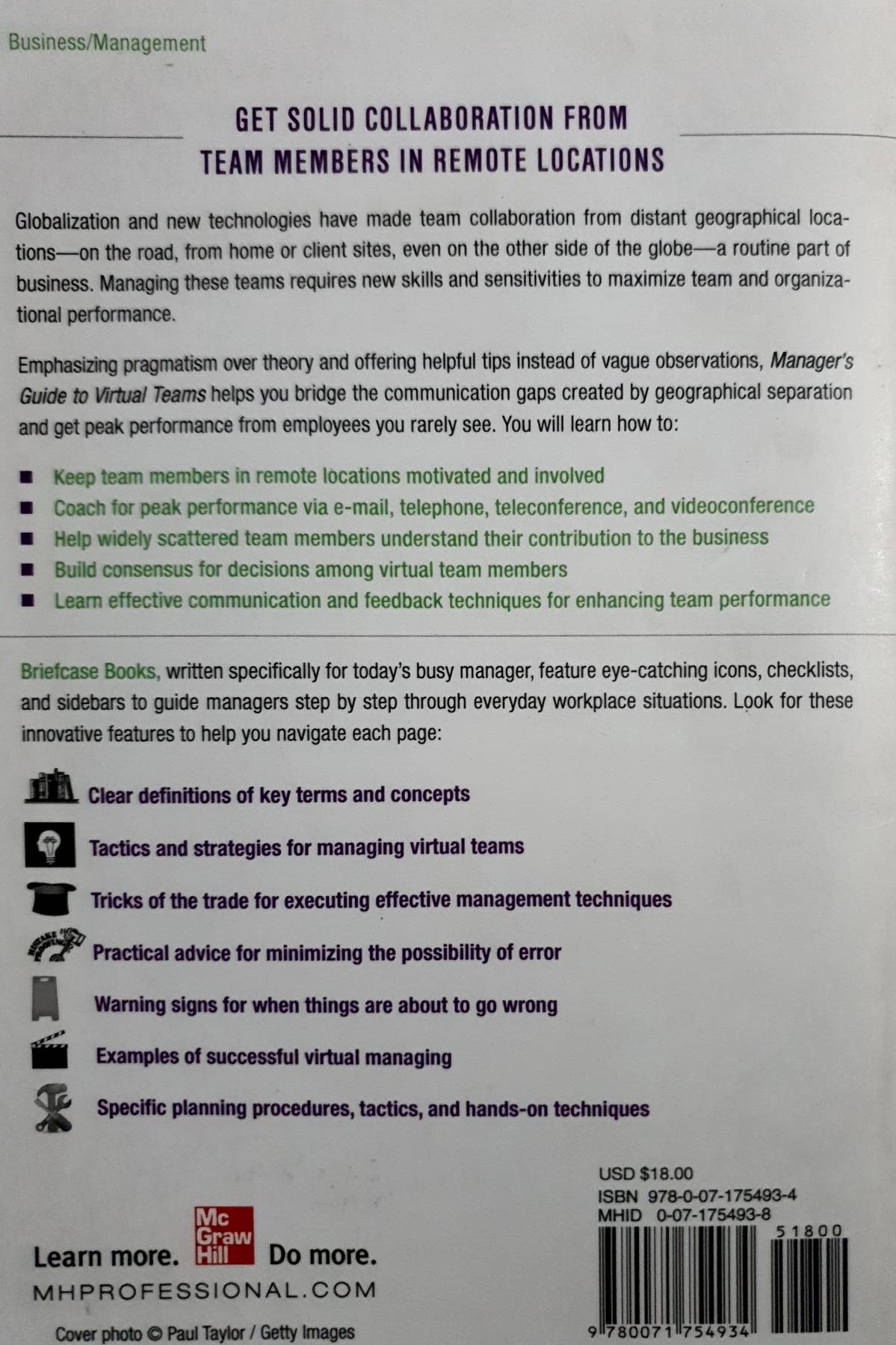 Manager's Guide to Virtual Teams (Briefcase Books) Kimball Fisher