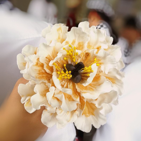 แม่พิมพ์เค้กสแตนเลสสำหรับประดิษฐ์ดอกไม้กลีบดอกโบตั๋นดอกไม้กลีบตัดแม่พิมพ์รูปร่าง3ชิ้นชุดใหม่วัสดุA389