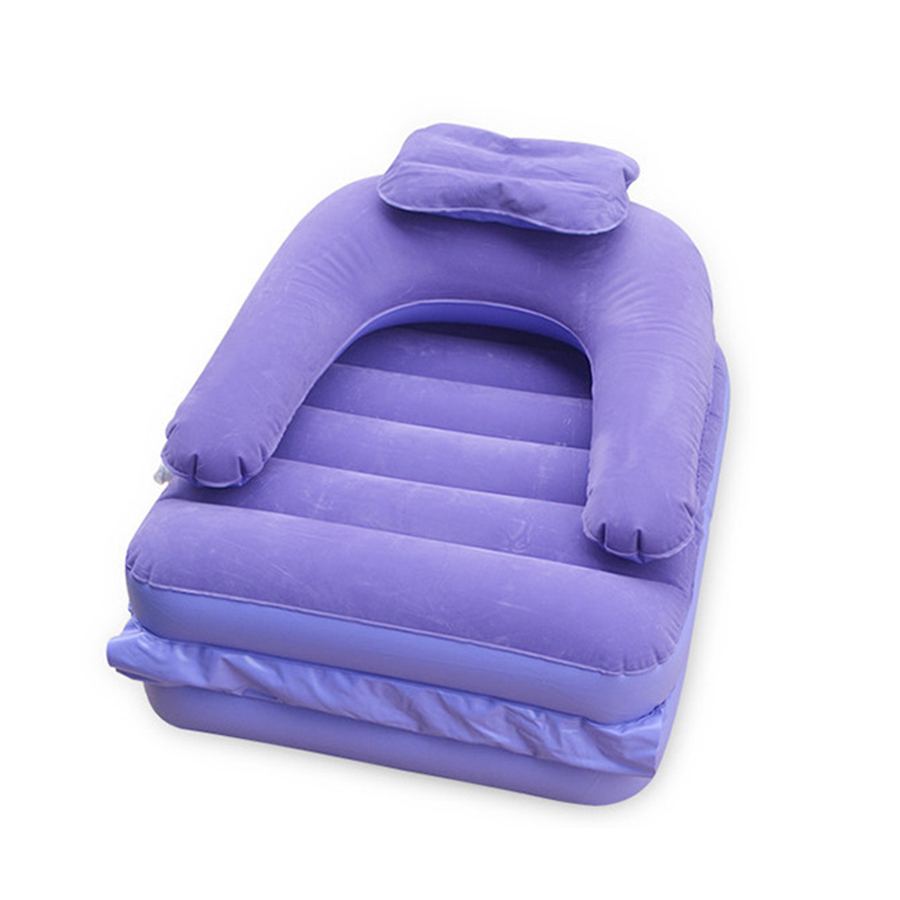 โซฟาลม 2in1 เก้าอี้เป่าลม ที่นอนเป่าลม โซฟาญี่ปุ่น เก้าอี้ญี่ปุ่น ที่นอนลม โซฟานั่งพื้น ที่นั่งเป่าลม โซฟานั่งพื้น เก้าอี้นอน (สีม่วง) รุ่น HC-025