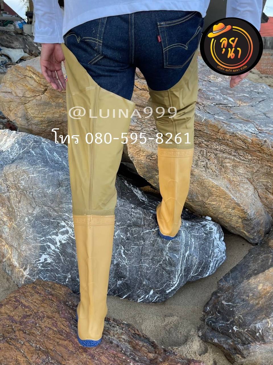 2023ใหม่ รองเท้าบูทยาวกันน้ำ สูง80cm รองเท้าบูทกันน้ำท่วมสูง รองเท้าบูทดำนา รองเท้าบูททำไร่ รองเท้าบูททำสวน รองเท้าบูทกันสารเคมี