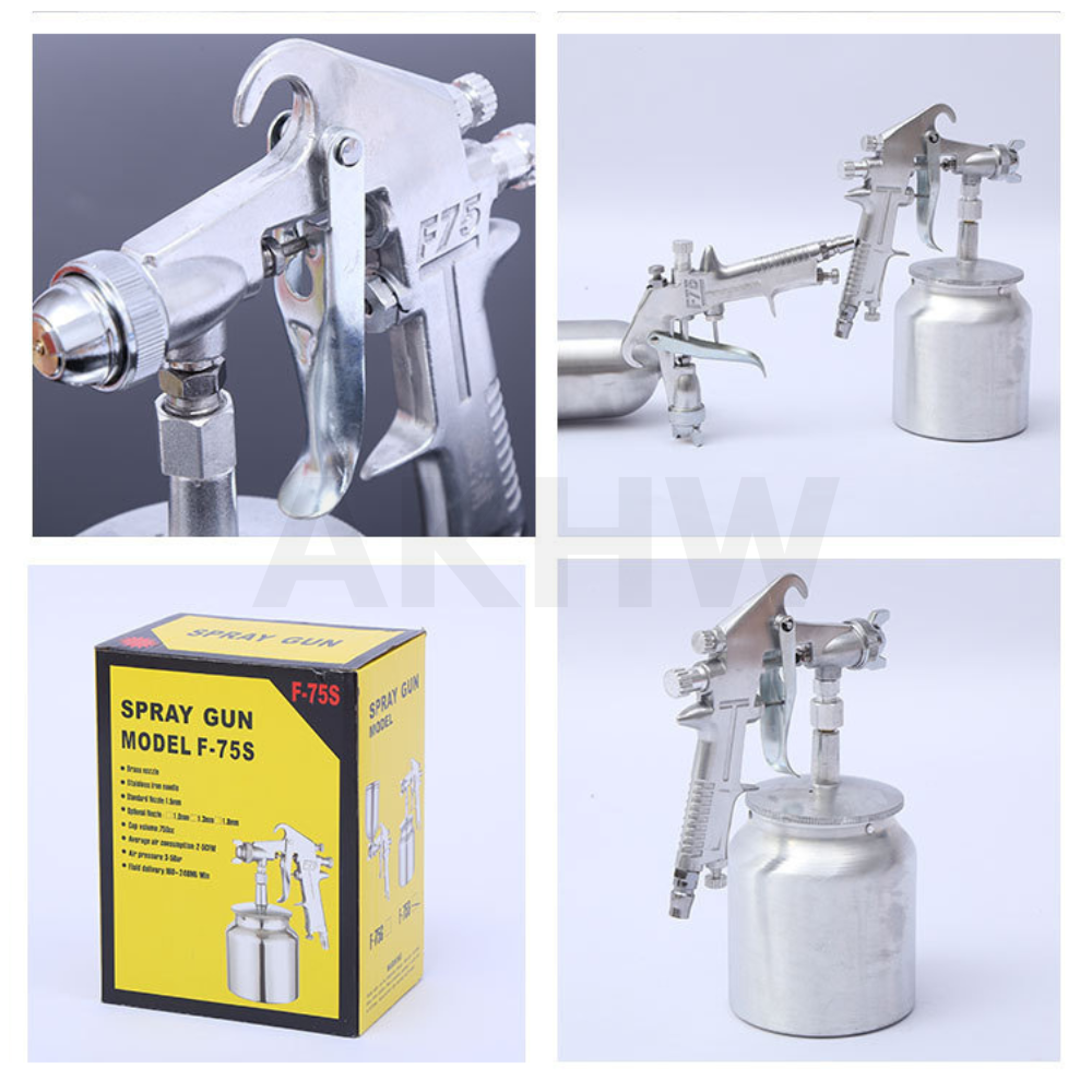 กาพ่นสี KingsMan F-75S / F-75G วัสดุอลูมิเนียม ทนทาน [ขายปลีก/ส่ง ราคาถูก]