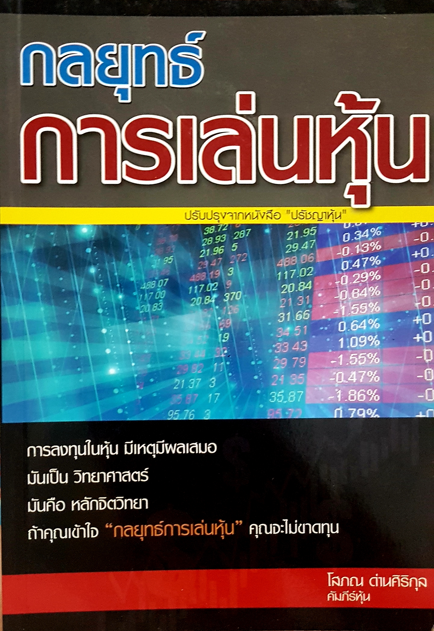 กลยุทธ์การเล่นหุ้น ปรับปรุงจากหนังสือปรัชญาหุ้น โสภณ ด่านศิริกุล คัมภีร์หุ้น