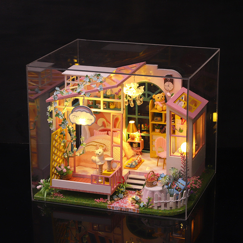 โมเดลร้านเค๊ก2022 โมเดลคลาสสิคในบรรยากาศการ์เด้น ลมพัดเมื่อยามลมโชยTea language pickup (including dust cover)