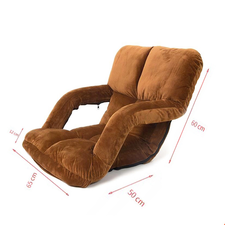 เก้าอี้ญี่ปุ่น ปรับได้ 6ระดับ พร้อมที่วางแขน เก้าอี้นั่งพื้น โซฟาเบด เก้าอี้พักผ่อน โซฟาญี่ปุ่น เก้าอี้ปรับนอน เก้าอี้พับนอน เก้าอี้ปรับเอนนอน HC-039