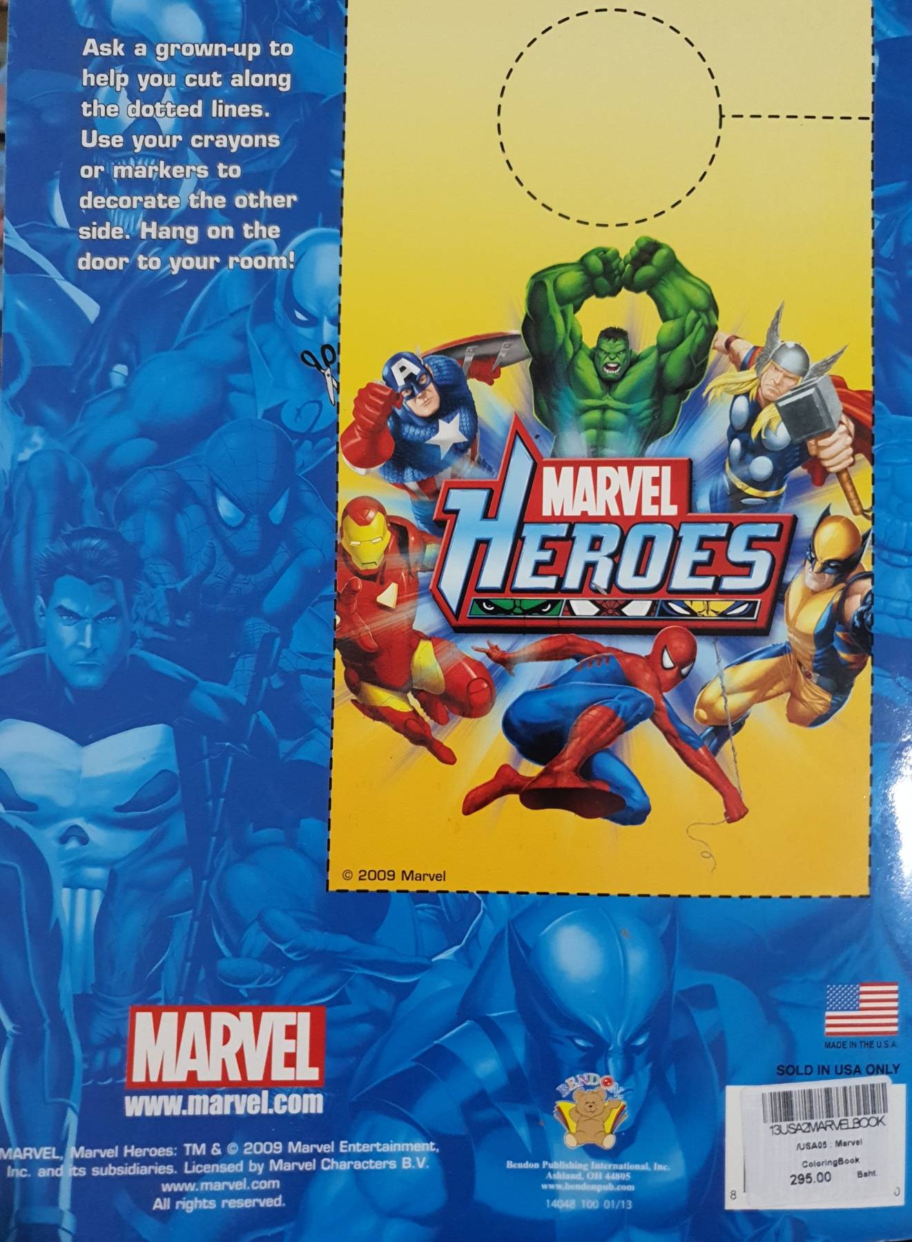 Marvel Heroes Jumbo Coloring & Activity Book