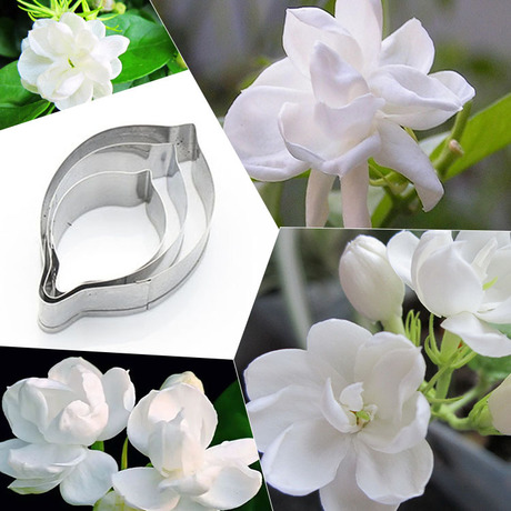 แม่พิมพ์ดอกไม้ชุดมะลิซ้อนA 391 Jasmine Flower Petal Cuttersแม่พิมพ์สแตนเลสเหมาะสำหรับนักประดิษฐ์ดอกไม้จากดินปั้นดินไทย,ดอกไม้ประดิษฐ์ดินญี่ปุ่น