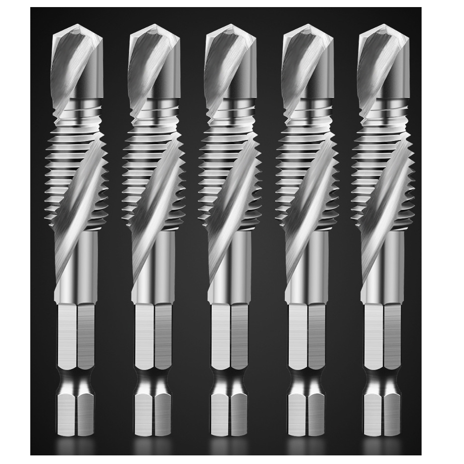 ดอกต๊าปเกลียวชุบแข็งมีดอกเจาะในตัว KingsMan ดอกชุบแข็ง ไฮสปีด M3-M10 (แยกขายต่อชิ้น) [ขายปลีก/ส่ง]
