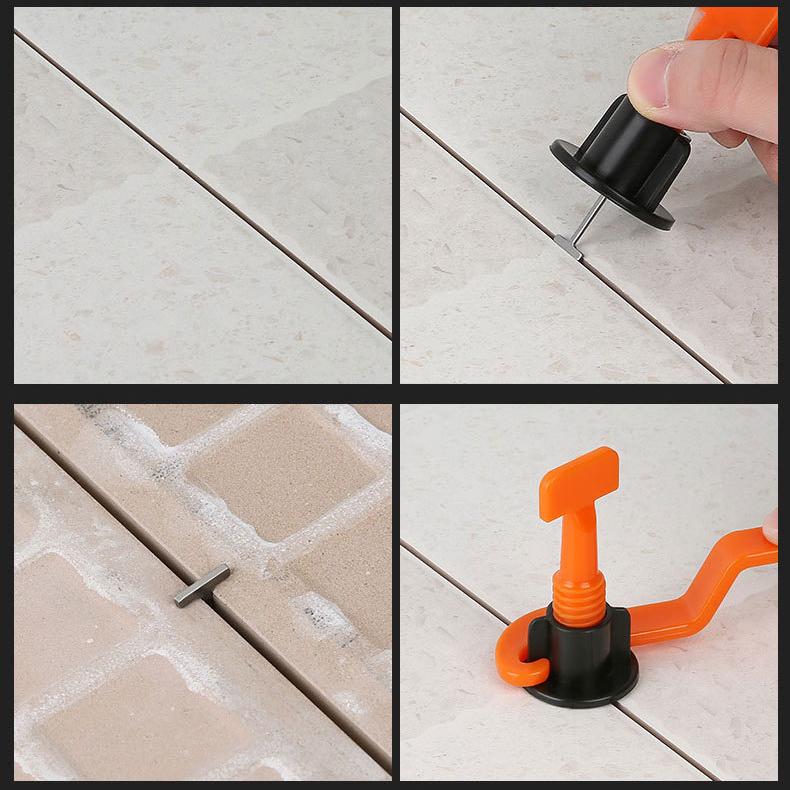 อุปกรณ์ปรับระดับกระเบื้อง KingsMan [แพ็ค50ชิ้น] พร้อมด้ามขัน