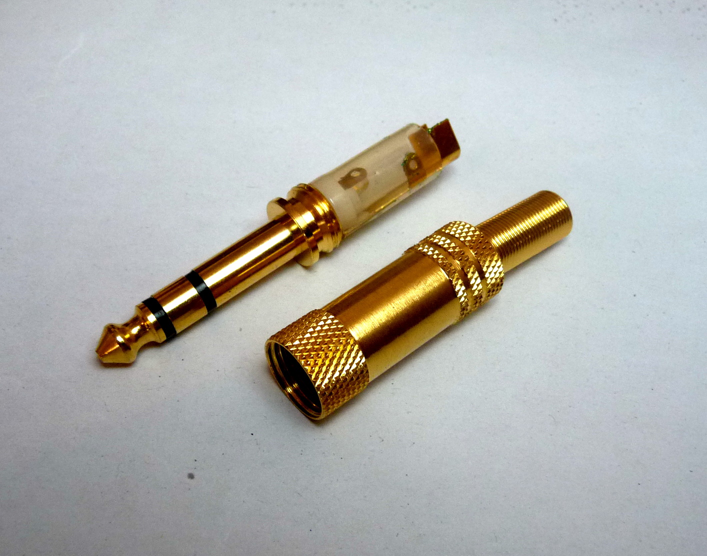 Phone Jack Stereo gold plate