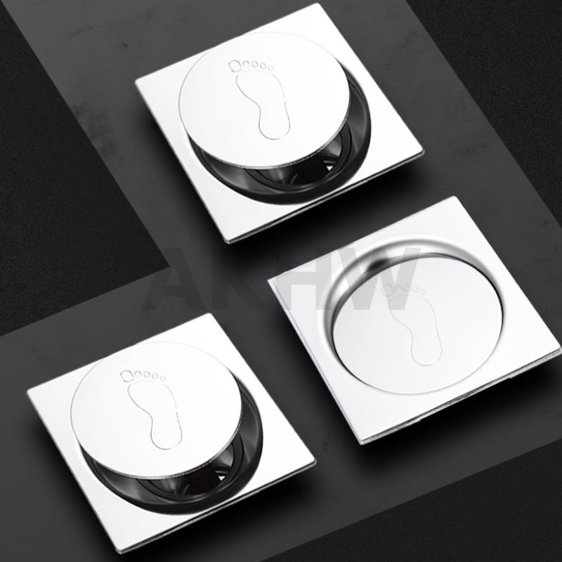 ตะแกรงน้ำทิ้งแบบกดเปิดปิด KingsMan สแตนเลส SUS304 แข็งแรง ไม่เป็นสนิม [ขายปลีก/ส่ง]