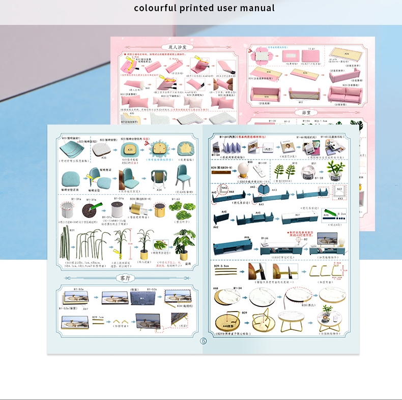 โมเดลจำลองบ้านจิ๋วแสนหวานธีมชมพูชุด Meeting your sweetเหมาะสำหรับนักDIYและผู้ที่มองหางานอดิเรกโดยเฉพาะ