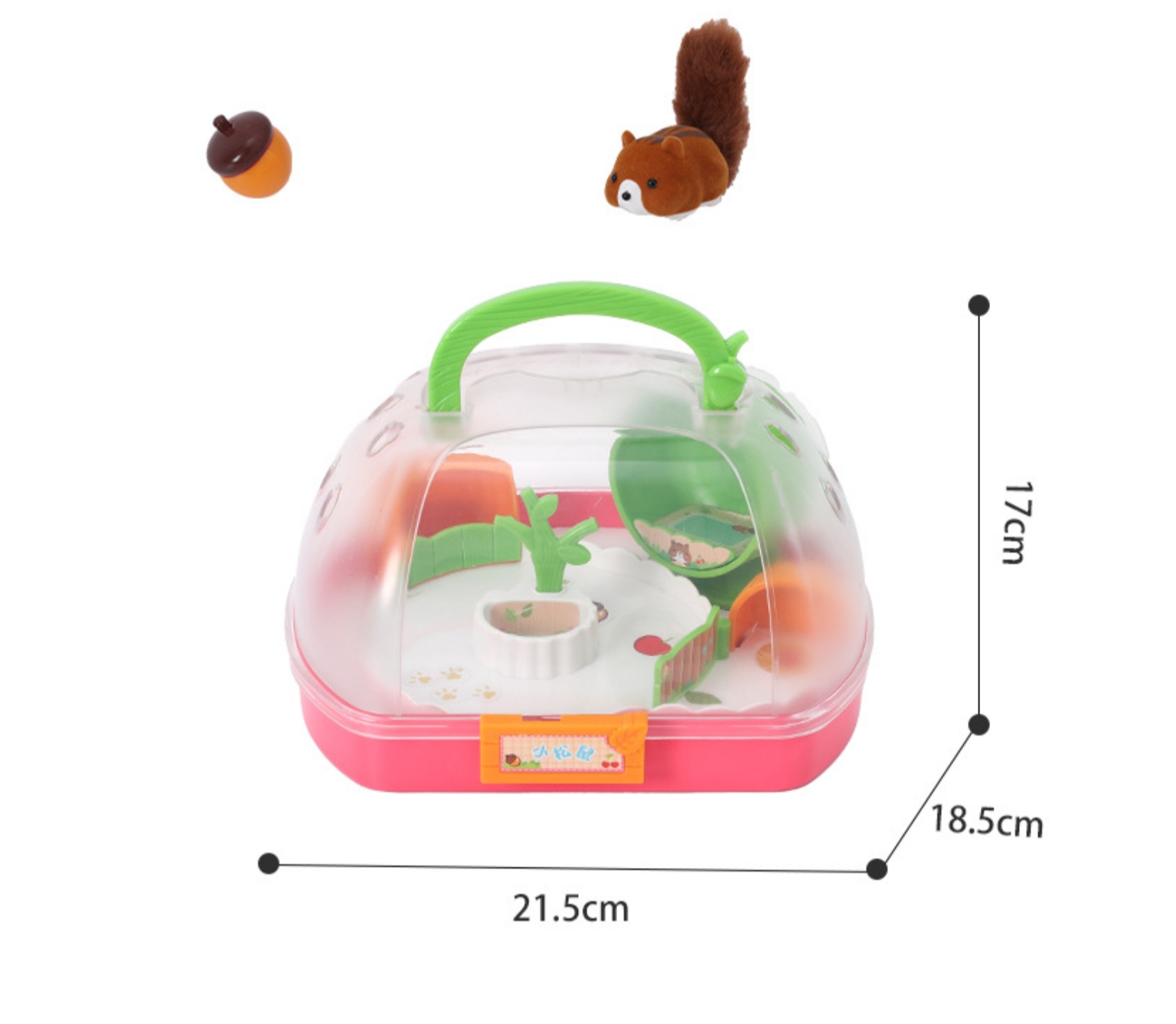 ของเล่น Hamster ของเล่นสัตว์เลี้ยงอิเล็คทรอนิคกระเป๋าพกพาเป็นของเล่นสำหรับเด็กเพื่อพัฒนาการที่ดี