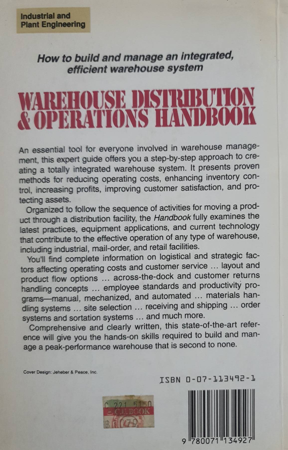 Warehouse Distribution and Operations Handbook by David E. Mulcahy (Author)