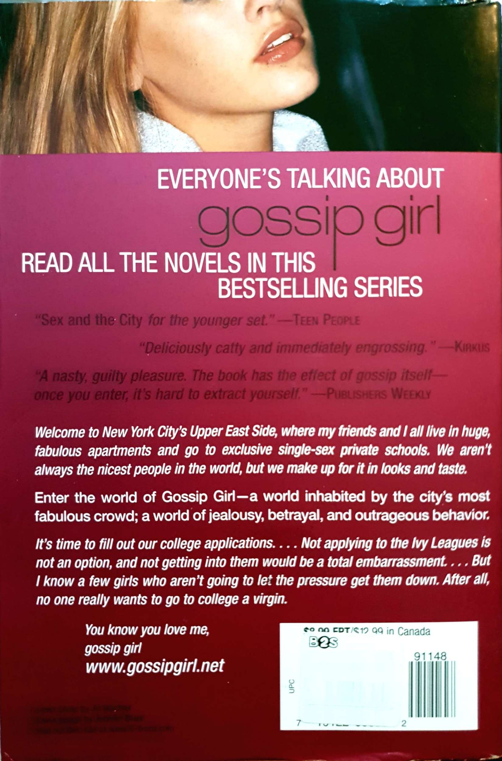 Gossip Girl 2 : You Know You Love Me : A Gossip Girl Novel : Cecily von Ziegesar