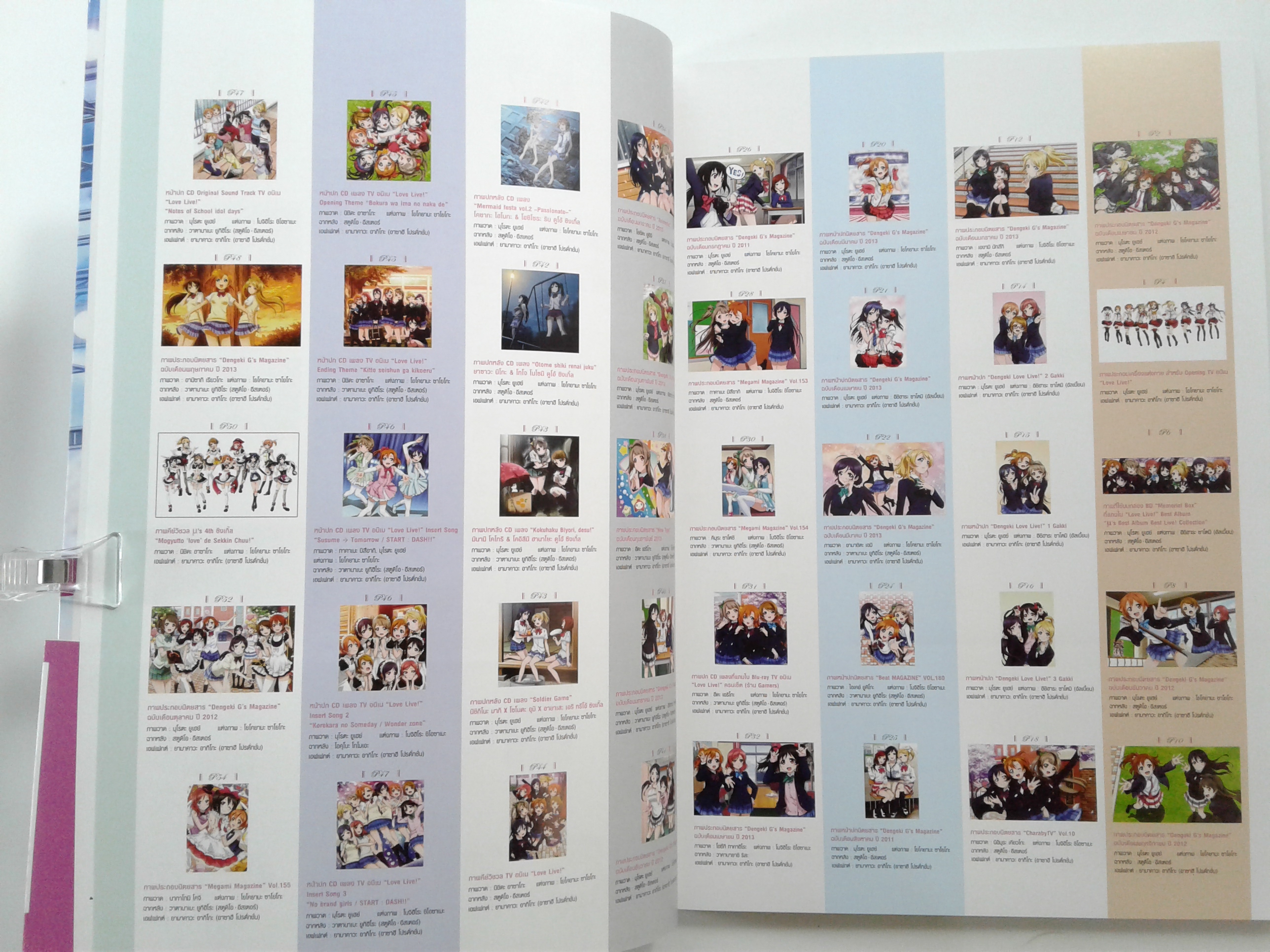 LoveLive! Perfect Visual Collection Smile การ์ตูน หนังสือ หนึงสือมือหนึ่ง