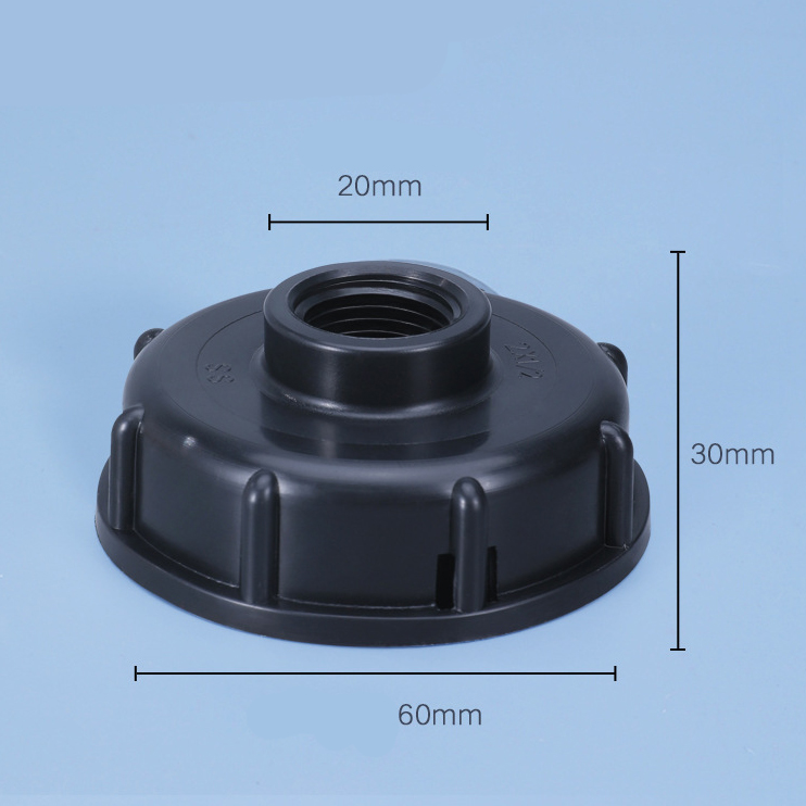 ข้อต่อถังน้ำ IBC 1000L (แท้งค์เก็บน้ำ 1000ลิตร) สำหรับต่อก๊อกน้ำ หรือต่อท่อPVC