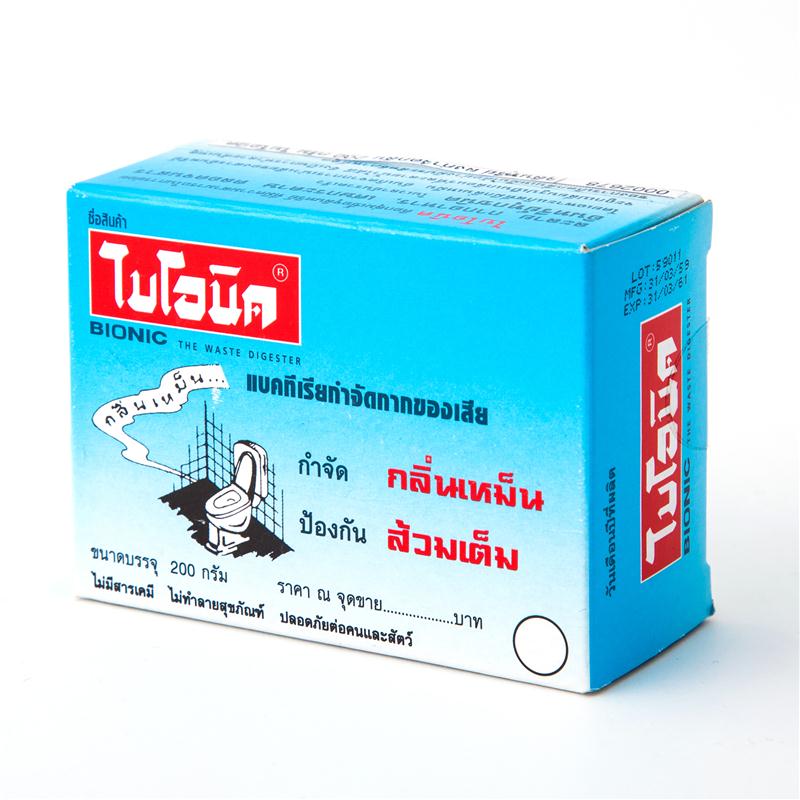 แบคทีเรียแบบกล่อง/สำหรับส้วม/ชนิดผง/ไบโอนิก