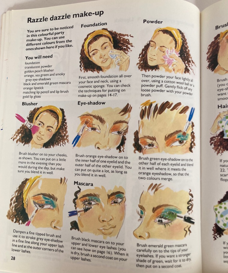 AN USBORNE GUIDE MAKE-UP 1980s Book Color