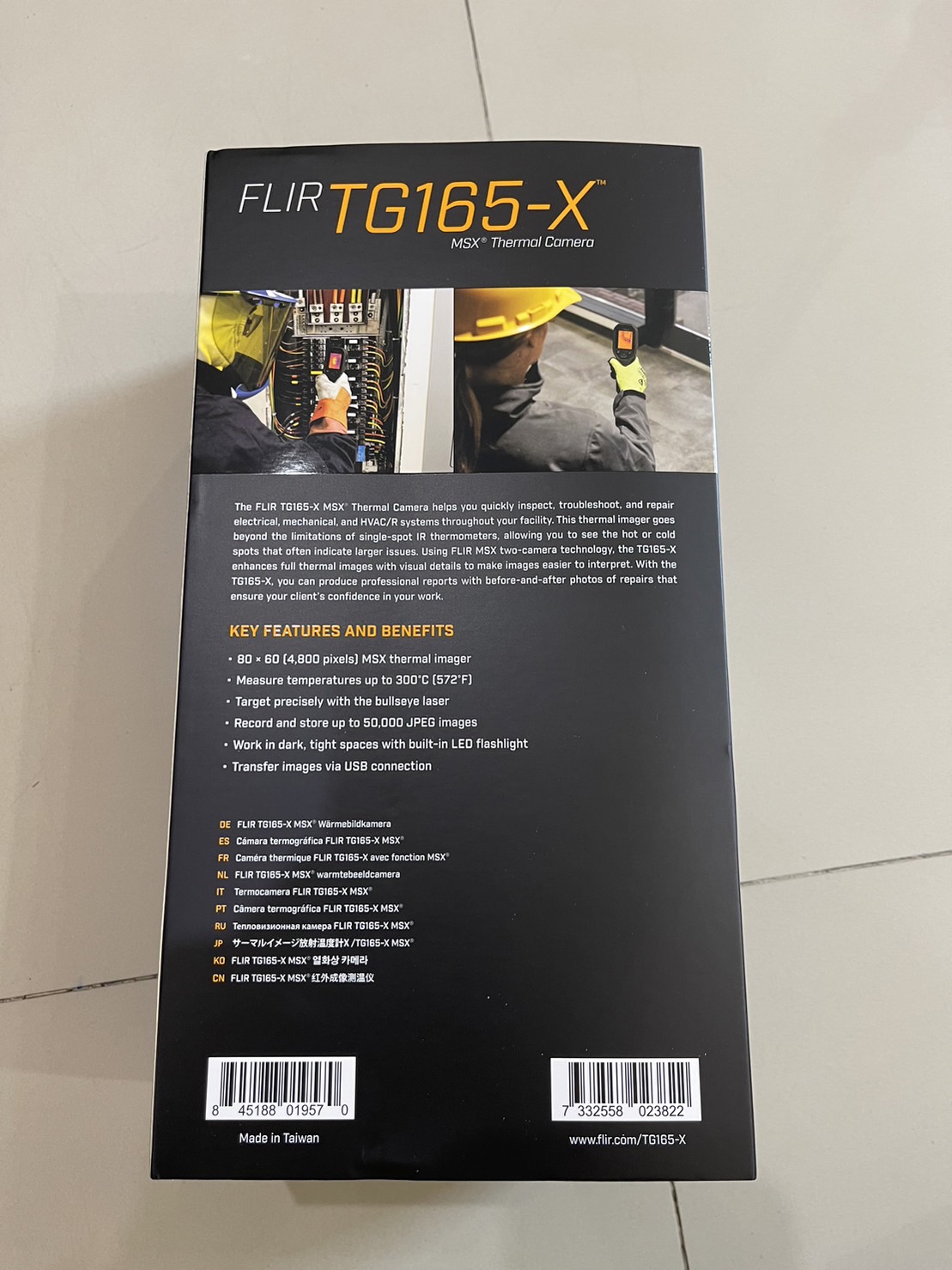 กล้องถ่ายภาพความร้อน FLIR TG165-X