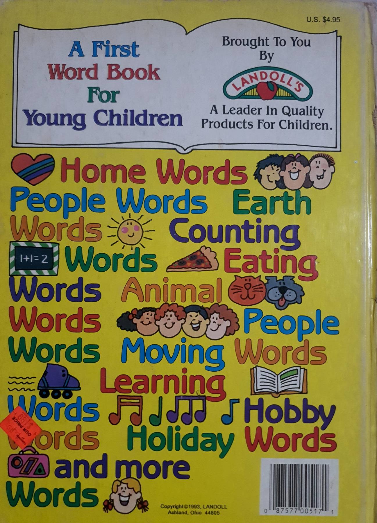 My Best Picture Word Book, 1993