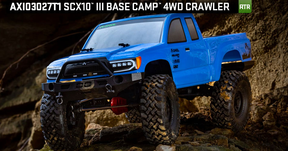 SCX10 III Base Camp 1/10th 4WD Blue [ RTR }