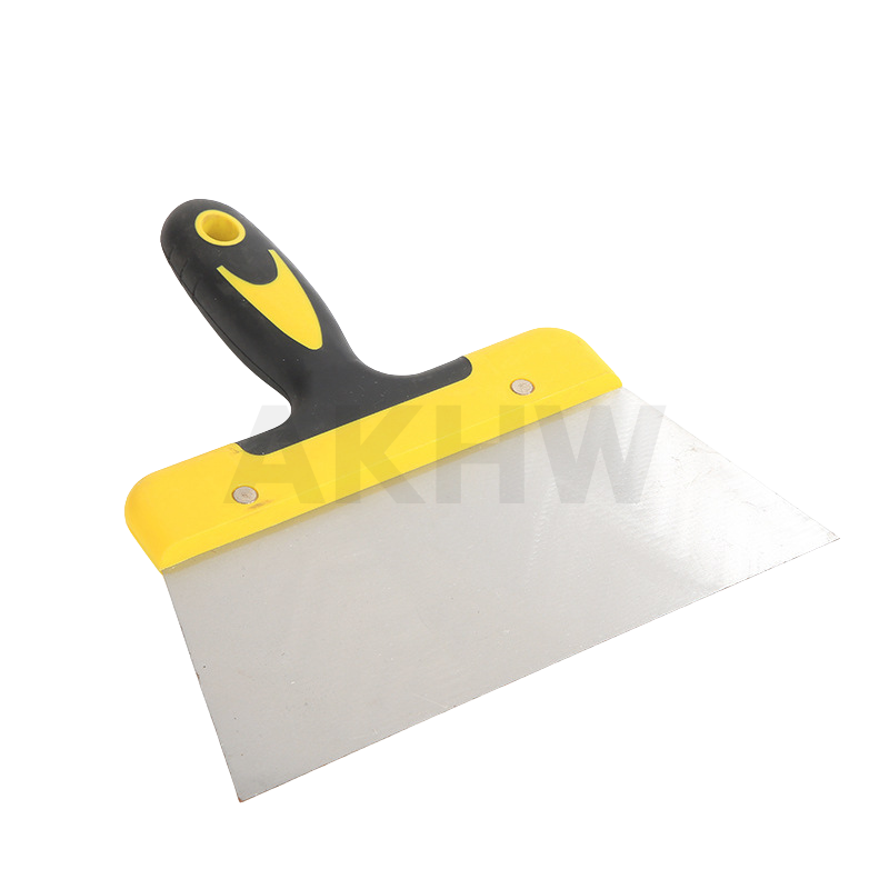 เกรียงโป้วใหญ่/เกรียงฉาบฝ้า สเเตนเลส KingsMan ด้ามยาง [ขายปลีก/ส่ง]