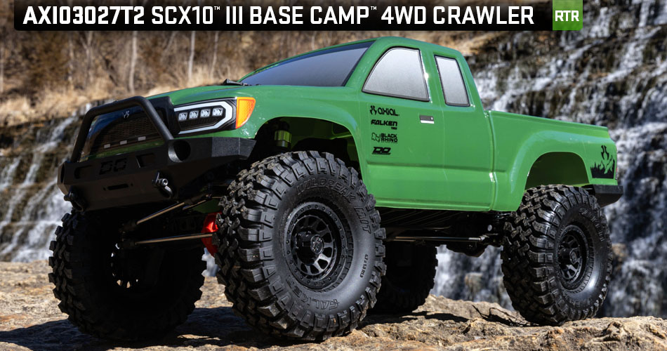 SCX10 III Base Camp 1/10th 4WD Green [ RTR ]