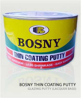 iiสีโป๊วเหล็ก,ไม้(โป๊วแดง)/0.5กก./Bosny