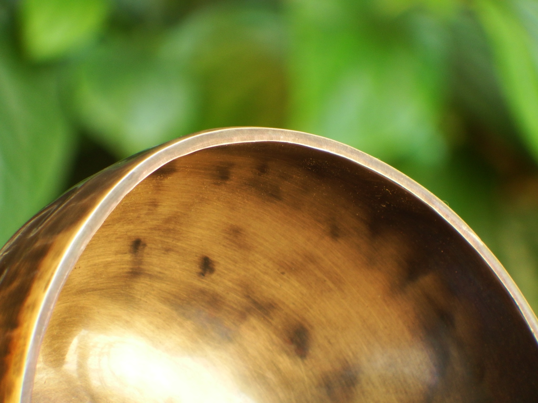 ขันทิเบต(ทองเหลือง)Tibetan Singing Bowl งานทำมือโดยช่างฝีมือชาวเนปาล ขนาด 18 cm.
