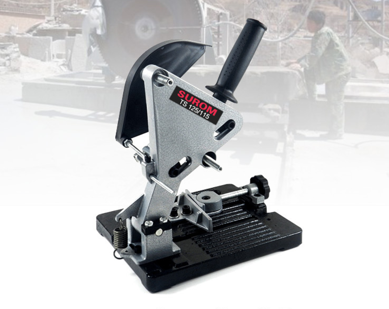 แท่นจับหินเจียร 4" แท่นจับลูกหมู ใช้ได้ทุกยี่ห้อ ทำเป็นแท่นเจียร สับ ตัดชิ้นงาน ขายปลีกส่ง ราคาถูก