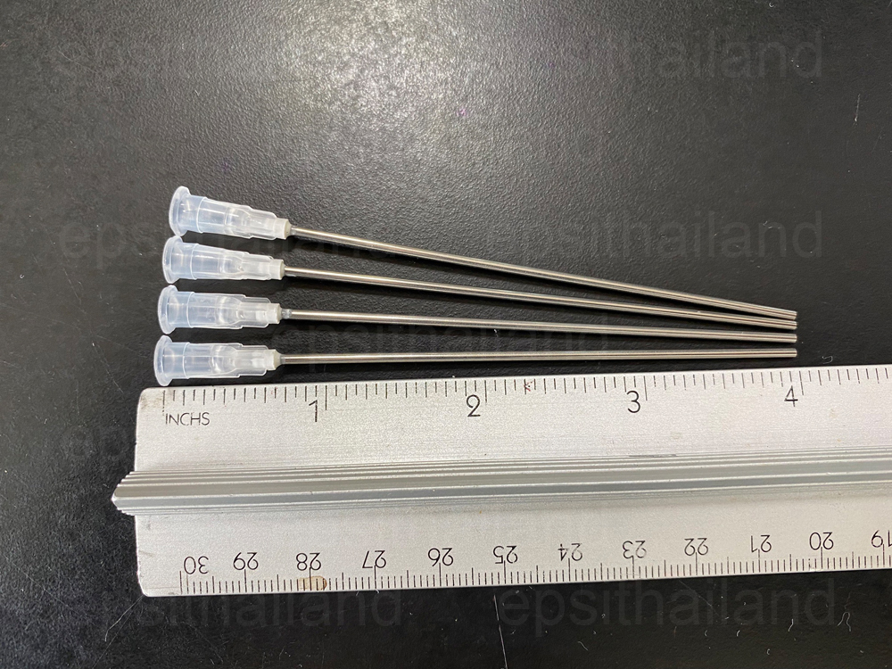 08ACC-ND4 ข็มดูดหมึก เบอร์18 เส้นผ่าศูนย์กลาง1.8 มิลลิเมตร/millimeter แบบหัวทู้ หรือหัวตัดไม่มีคม ขนาด10 ซม./cmขนาด4 แบบ4ชิ้น 300 กรัม