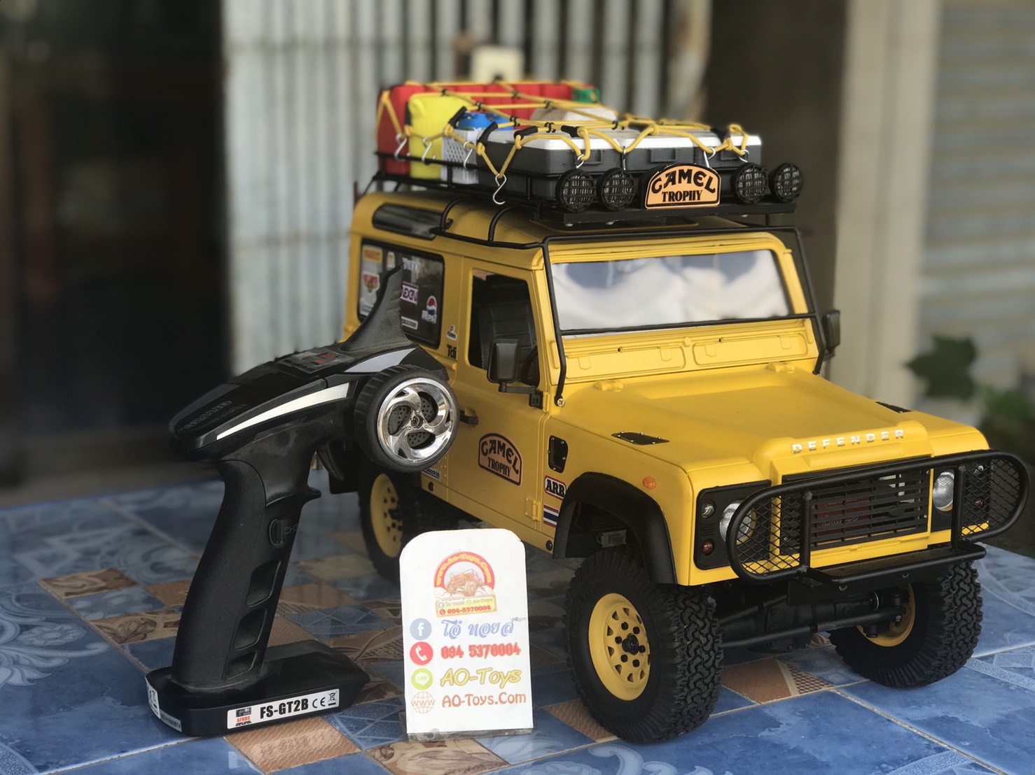 รถบังคับสเกล 1/10 Land Rover D90 Camel + MST CFX