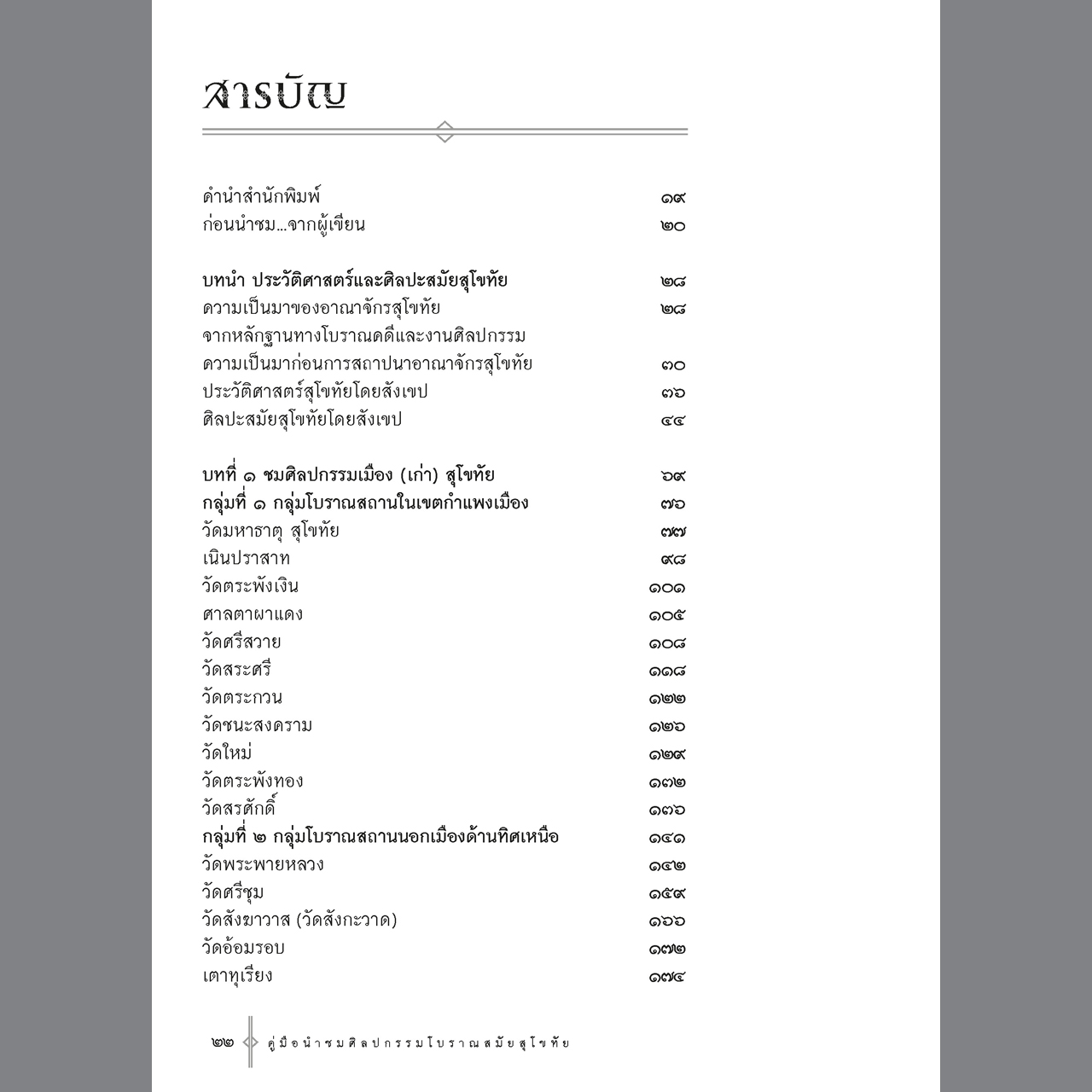 คู่มือนำชมศิลปกรรมโบราณสมัยสุโขทัย