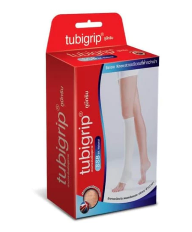 Tubigrip SSB natural #ผ้ายืดสำหรับเส้นเลือดขอด #ผ้ายืดสวมขา #ป้องกันเส้นเลือดขอด NO.M : 35 - 39 ซม.