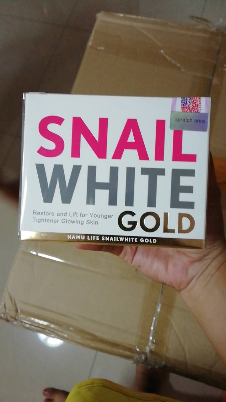 NAMU LIFE SNAIL WHITE GOLD CREAM 50 Ml. Snail White 蜗牛霜