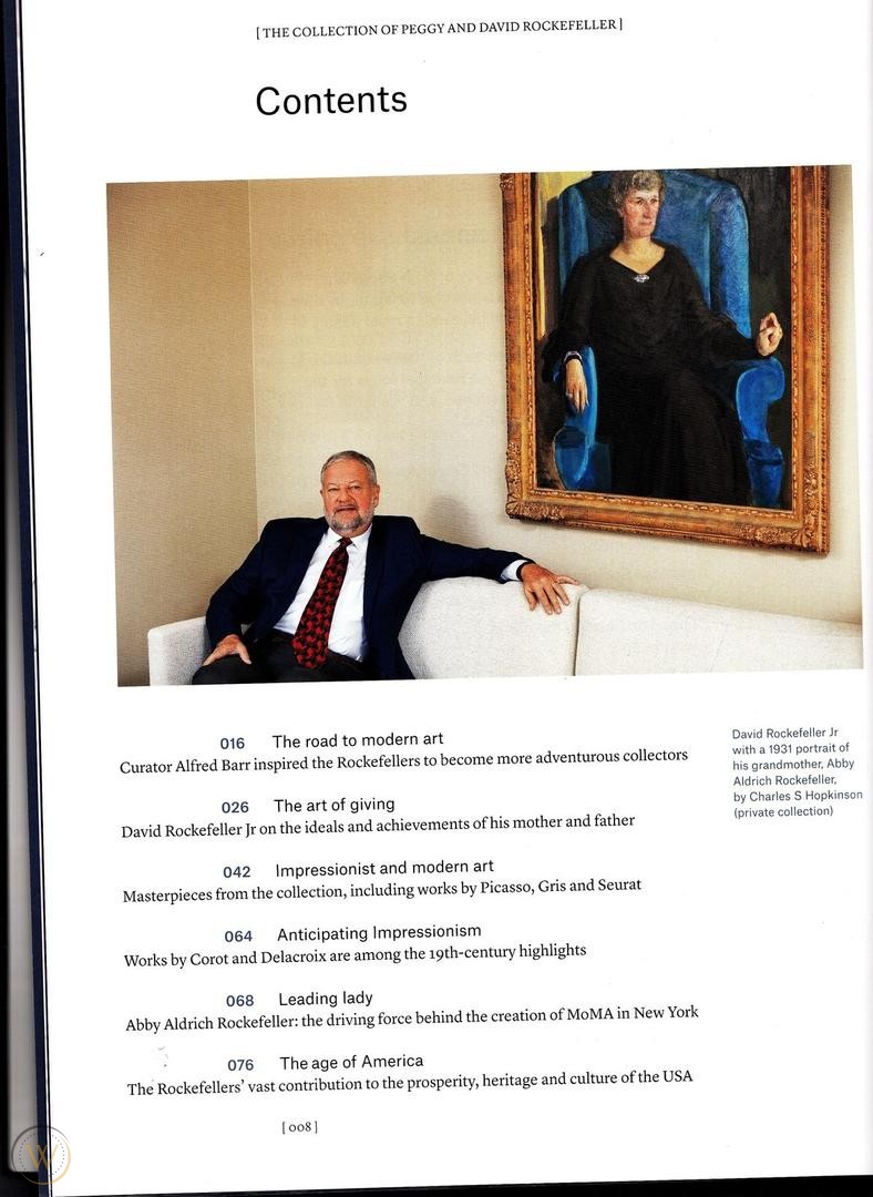 THE COLLECTION OF PEGGY & DAVID ROCKEFELLER: 2018 CHRISTIE’S MAGAZINE CATALOG