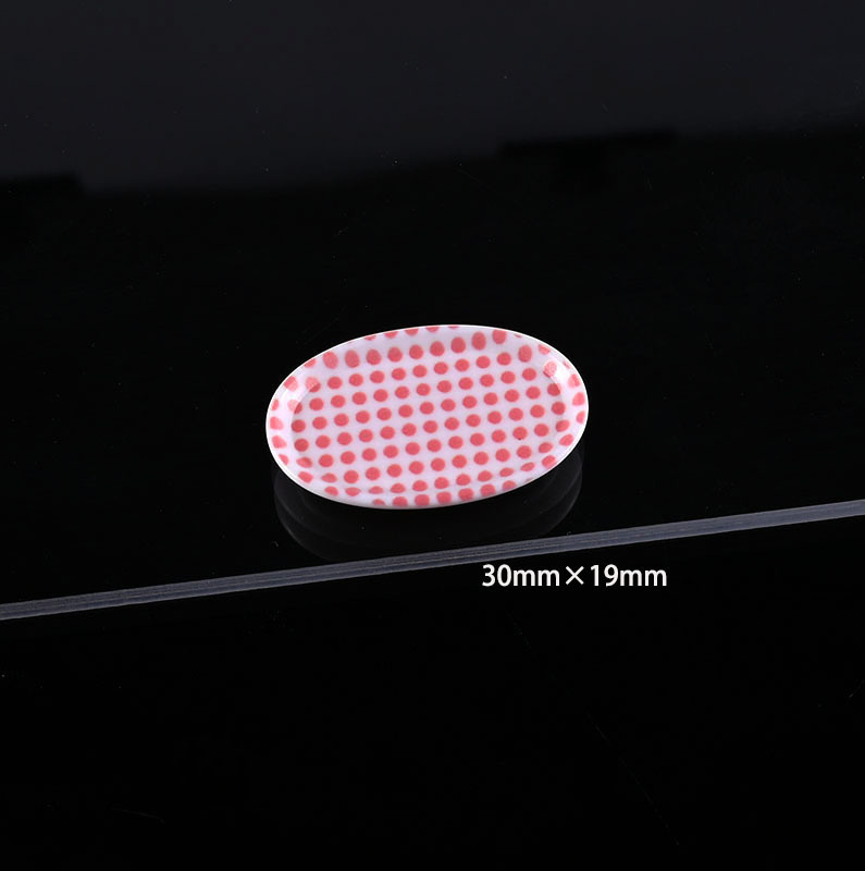 จานจิ๋วสารพัดแบบลายใหม่น่ารักการ์ตูนแผ่นขนาดเล็กเด็กเล่นบ้าน DIY เรซิ่นอุปกรณ์เสริมทำด้วยมือ DIY อุปกรณ์เสริม