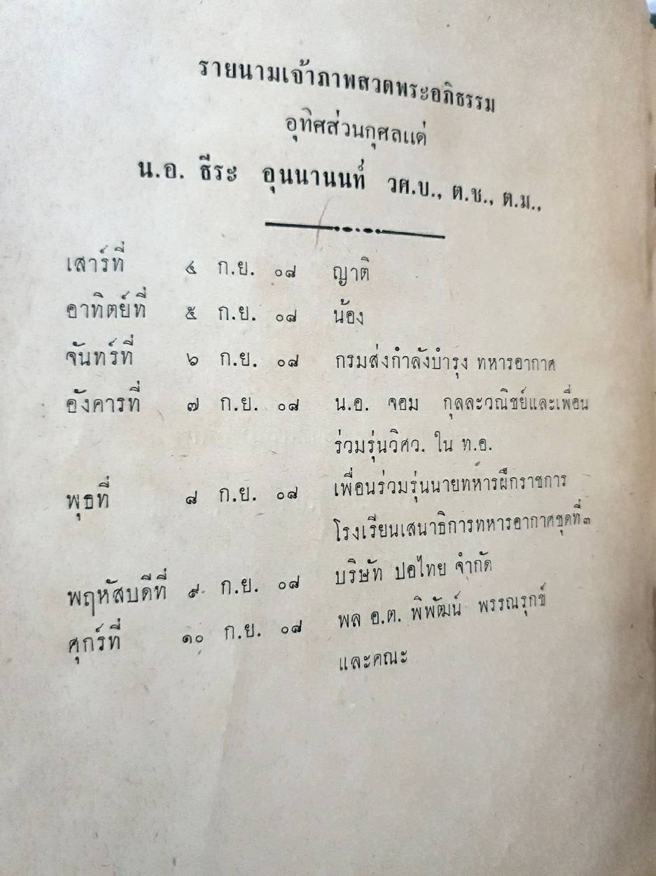 ประเพณีเกี่ยวกับชีวิตของกรมศิลปากร "ธีระอุนนานนท์อนุสรณ์"